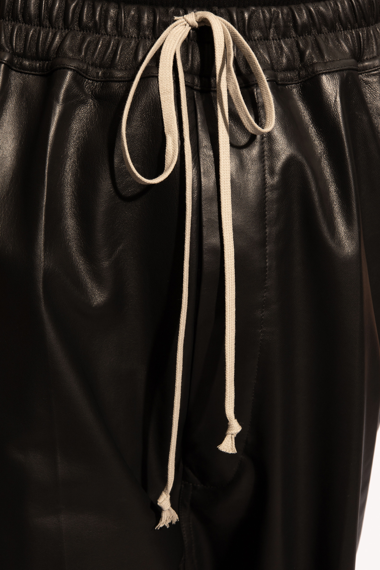 Rick Owens 'Rick's Pods' leather shorts | Men's Clothing | Vitkac